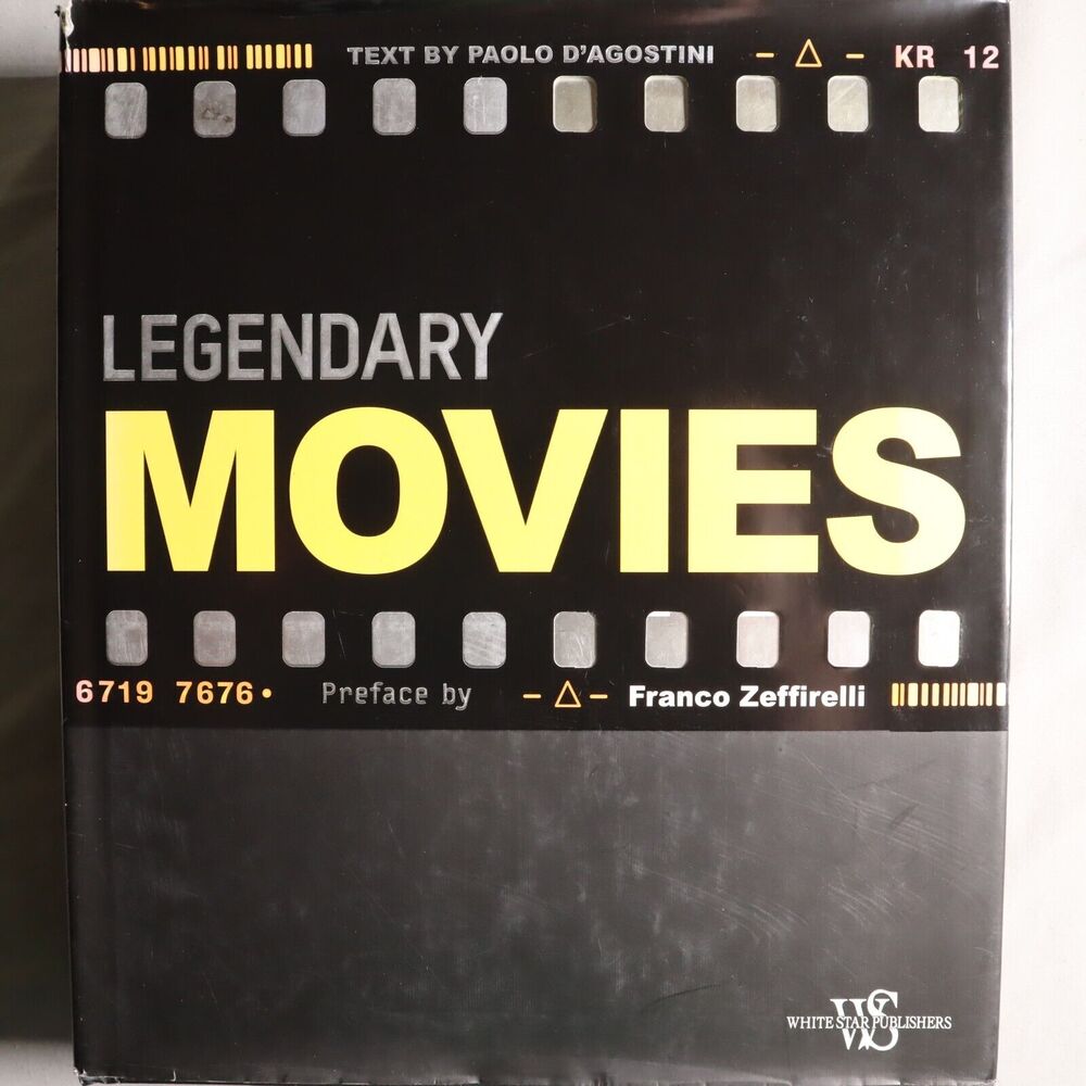 Legendary Movies Book Info on 140 Movies 12X11 in 599 pages B&W and Color